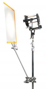 Gobo Plate holds holds arm to light stand